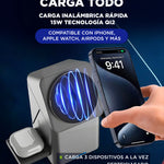 Estación de carga inalámbrica 3 en 1 - QI2