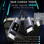 CABLE DE 100W PARA IPHONE Y ANDROID TIPO C UGREEN