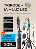 Trípode + IA🤖+ Luz Led