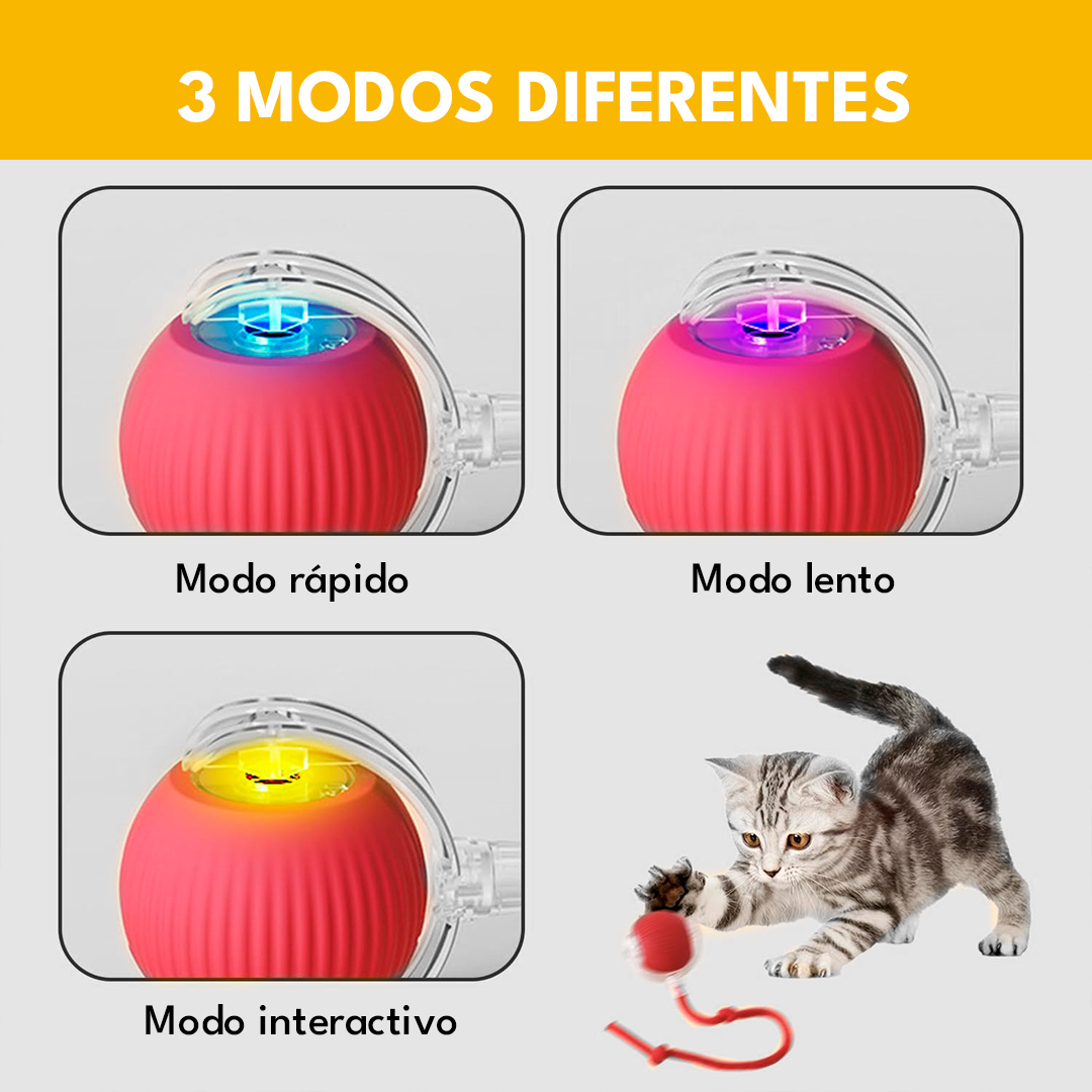 PELOTA INTERACTIVA PARA GATOS