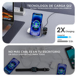 Estación de carga inalámbrica 3 en 1 - QI2