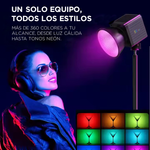 Luz RGB 60W Portable y Versatil.