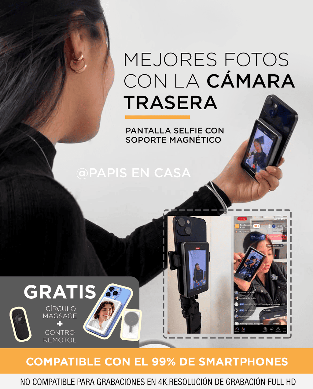 Pantalla para celular Magsafe