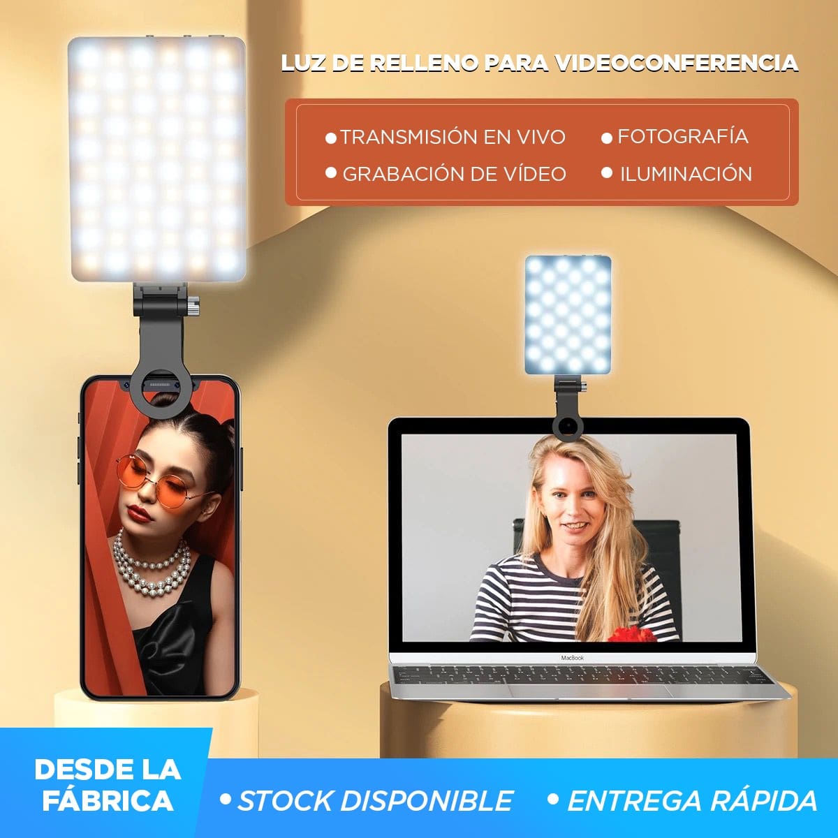 ⭐¡!Nuevo! ⭐ Luz LED portátil para selfie – Papisencasastore