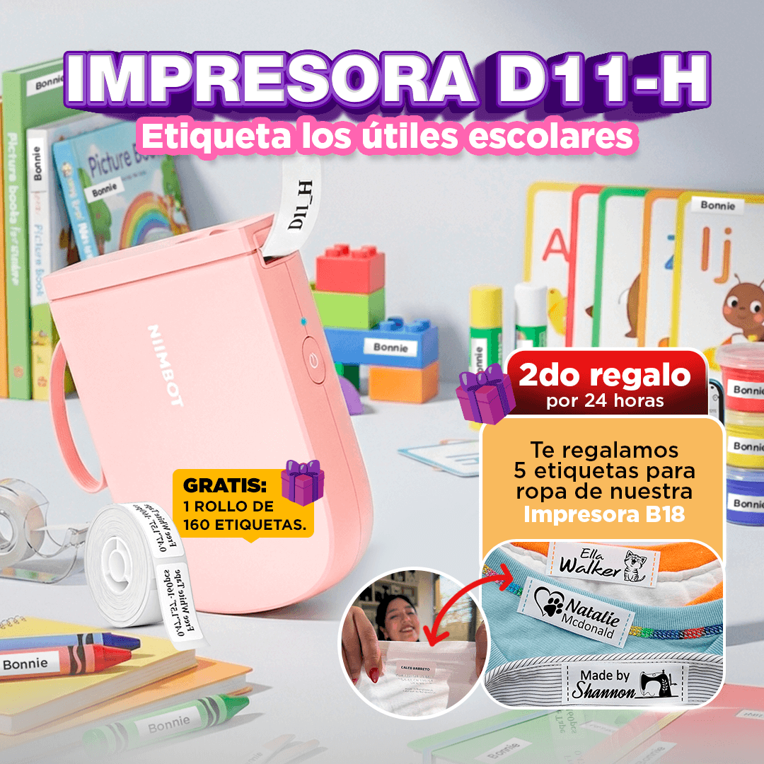 Impresora de etiquetas D11-H🏷