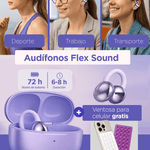 Audífonos Flex Sound 🎧💜