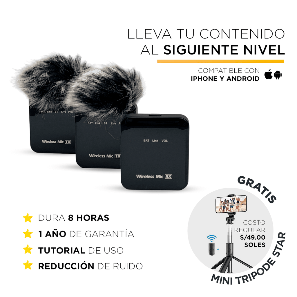 MICRÓFONOS INALAMBRICOS ULTRAPRO🎙️✨