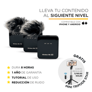MICRÓFONOS INALAMBRICOS ULTRAPRO🎙️✨