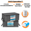 Pack SpaceMax™ – 2 caja + 1 bomba + 5 bolsas al vacío